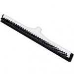 View: 9C42 18" (45.7 cm) Plastic Scrub and Dry Squeegee with Black Blades 